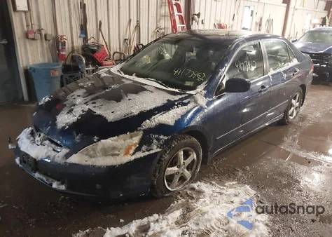 2003 Honda Accord 2.4 Ex из США, поврежденный, VIN 1HGCM55663A007465